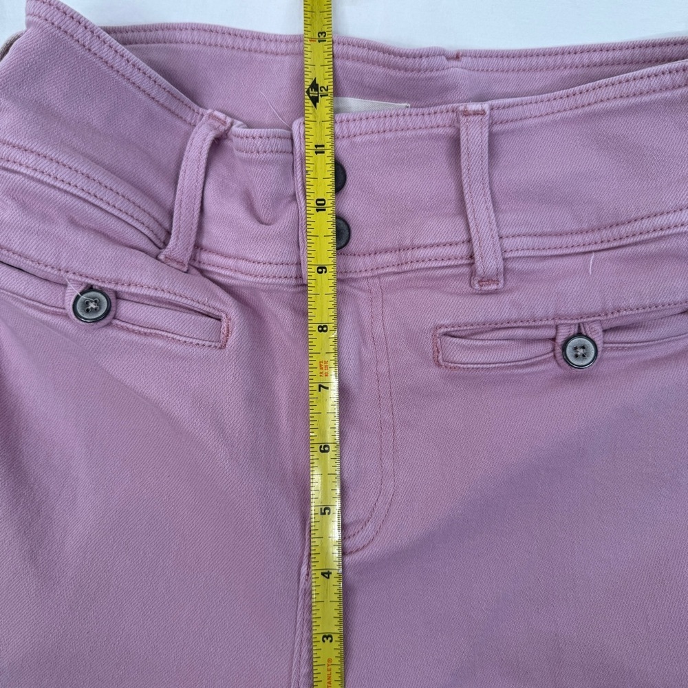 Anthropologie Pilcro High-Rise Wide-Leg Trouser Jeans Pink Size 26 - Picture 13 of 16